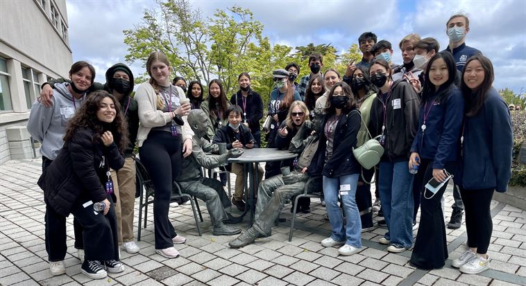 Students at Genentech