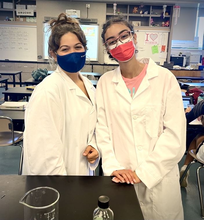 Students in lab